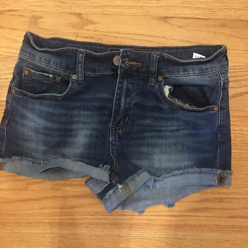Indigo Rein size 7 blue jean shorts